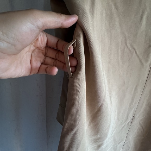 Wonderly Women's‎ Trench Coat with Pockets collar New Size XL - Picture 7 of 14